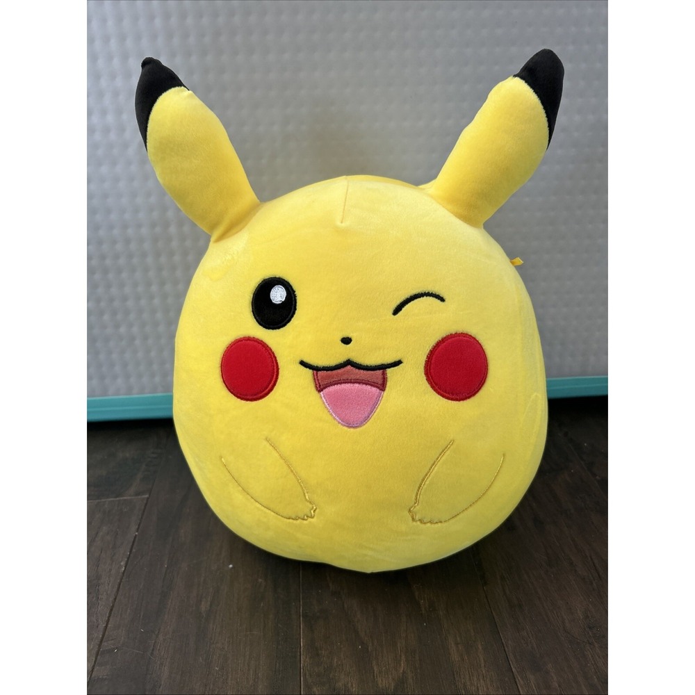 10"-14Pokemon Squishmallows Ultrasoft Stuffed Animal Large Plush Toy Winking